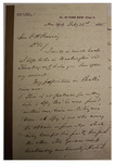 Letter from James T. Brady by James T. Brady