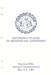 Southern College Commencement Program May 3-5, 1991