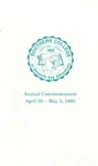 Southern College Commencement Program April 30-May 2, 1993 by Southern College