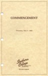 Southern College Orlando Center Commencement Program May 2, 1985 by Southern College