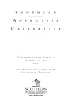 Southern Adventist University Commencement Program Winter 2024
