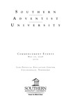Southern Adventist University Commencement Program Spring 2026 by Southern Adventist University