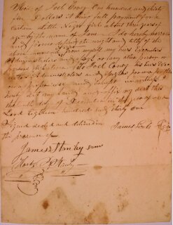 Bill of Sale from James Lock to Joel Coney, December 1831