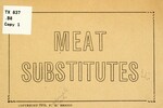 Meat Substitutes by Frederick Mead Briggs