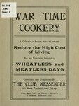 War Time Cookery by Nellie C. Roberts