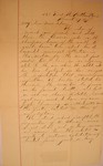 Letter from J.D. Walker to Ida, March 1897 by J. D. Walker