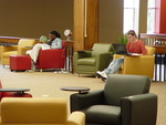 Students in Newly Remodeled McKee Library