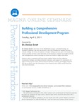 Building a Comprehensive Professional Development Program