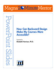 How Can Backward Design Make My Courses More Accessible?