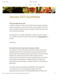 January 2023 QuickNotes by Southern Adventist University