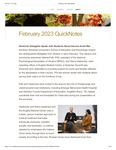 February 2023 QuickNotes