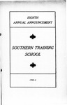 The Eighth Annual Announcement of the Southern Training School 1903-1904 by Southern Training School
