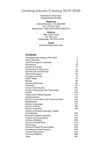 Southern Adventist University Undergraduate Catalog 2019-2020