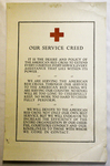 Our Service Creed by J. M. R. and American Red Cross